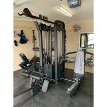 Load image into Gallery viewer, MUSCLE D COMPACT 4 STACK MULTI GYM BLACK FRAME